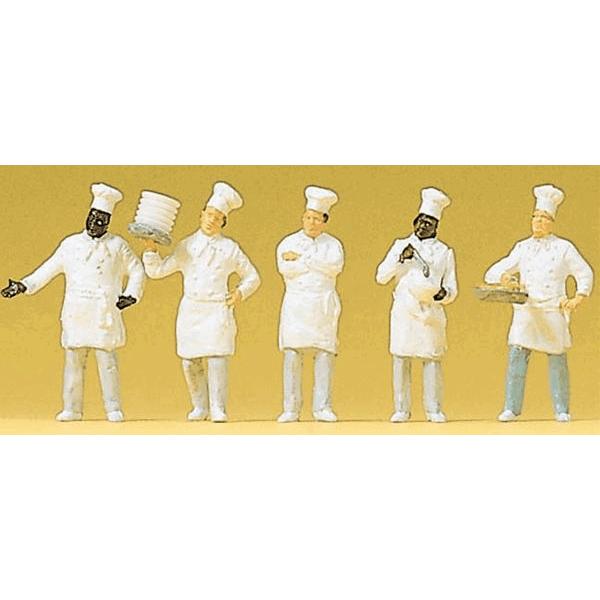 料理人、コックさん ：プライザー 塗装済完成品 HO(1/87) 10330 : さか