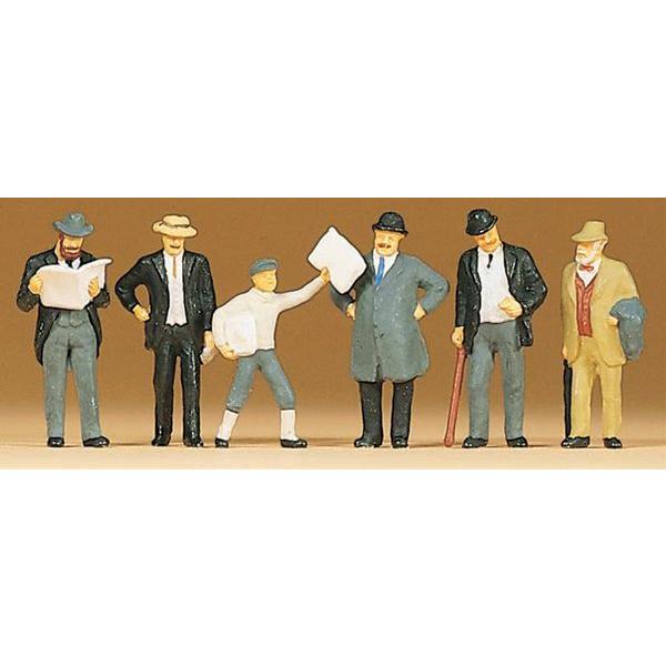 古い時代のプラットホームの人々 ：プライザー 塗装済完成品 HO(1/87
