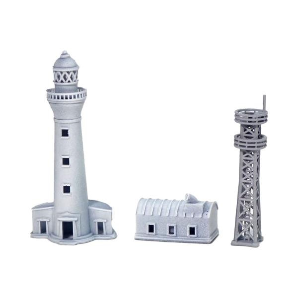 灯台セット　：Diorama City　建物3D未塗装キット　1/600サイズ　3017