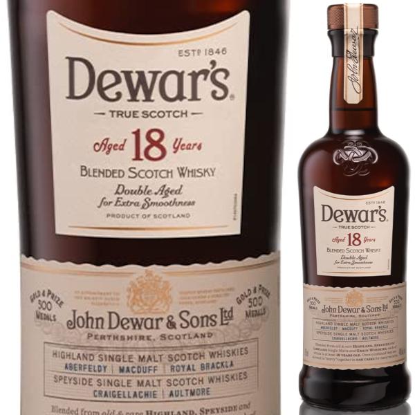 デュワーズ 18年 750ml (1本) : 酒やビックYahoo!ショッピング店