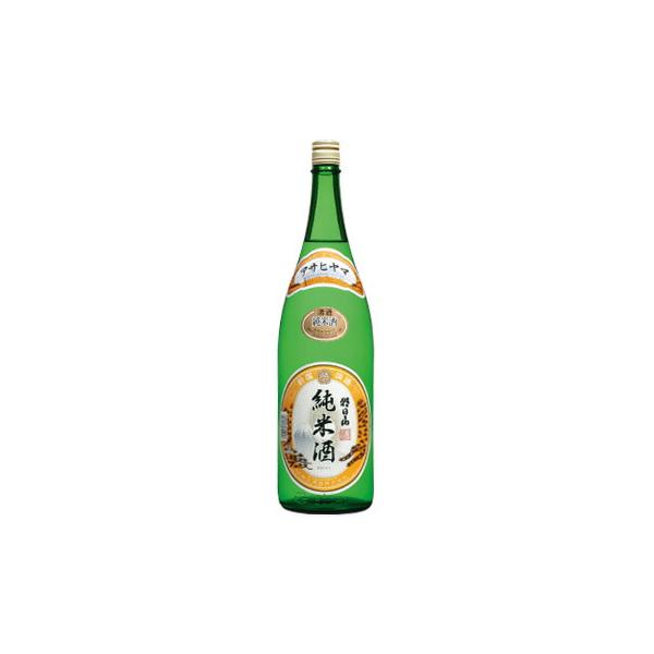 朝日山 純米酒 1.8L 1ケース6本入り 日本酒 送料無料 北海道 沖縄は送料1000円 クール便は800円加算 ダンボール配送