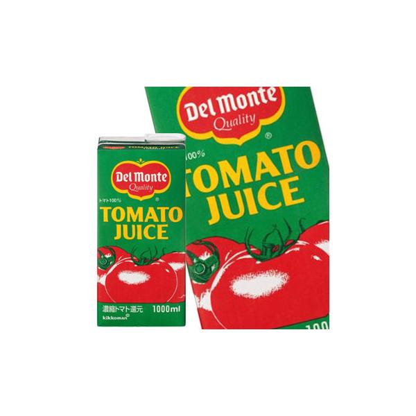 デルモンテ トマトジュース 1L×6本 紙パック