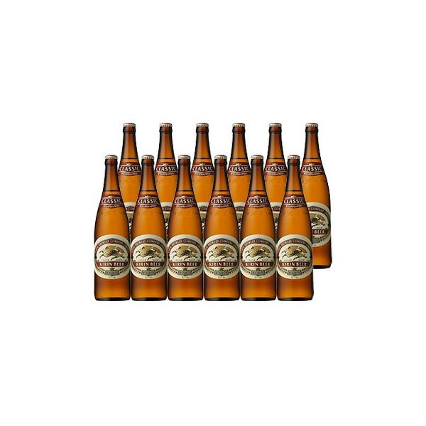 キリンビール クラシックラガー 大瓶 633ml ビール 12本セット