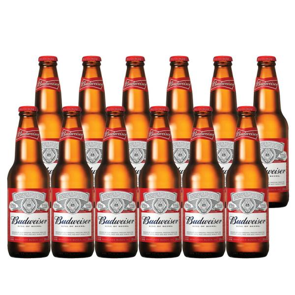 バドワイザー 瓶 ビール 330ml 12本セット 送料無料 北海道 沖縄