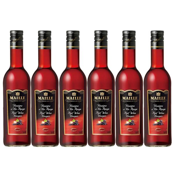 マイユ ワインビネガー 赤 500ml 1ケース 6本入り 調味料 食品 酢 送料無料 北海道 沖縄は送料1000円 クール便は800円加算