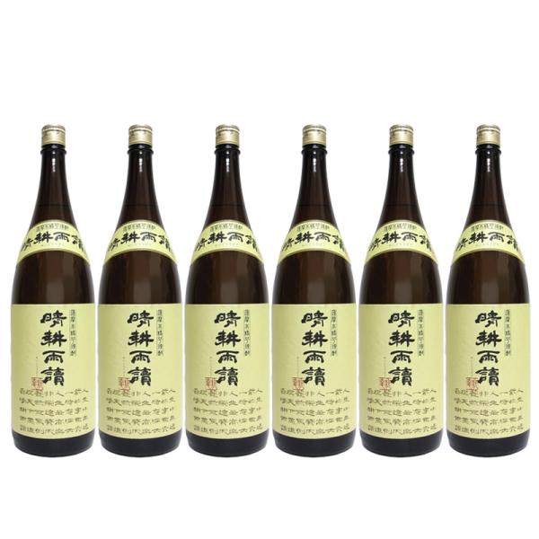 芋焼酎 晴耕雨読 25度 1.8L 1800ml 6本入 1ケース せいこううどく 晴耕雨讀 鹿児島県 佐多宗二商店 乙類 送料無料 北海道 沖縄は送料1000円 クール便は800円加算