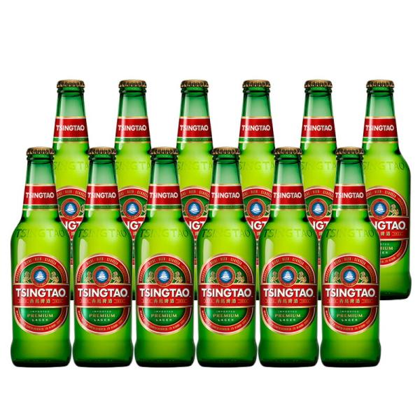 チンタオ 青島 ビール 瓶 330ml 12本セット ビール 送料無料 北海道 沖縄は送料1000円 クール便は800円加算