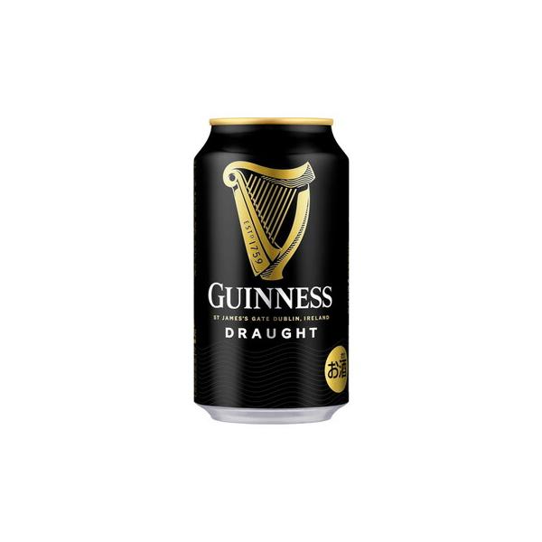 ドラフト ギネス ビール 缶 330ml 24本入り 1ケース 輸入ビール 送料無料 北海道 沖縄は送料1000円 クール便は800円加算