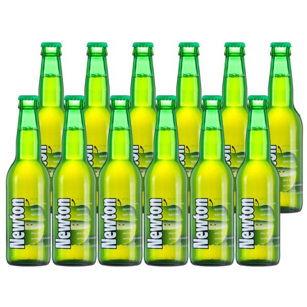 ラフェブル ニュートン 輸入ビール 青リンゴ 瓶 330ml 12本入り セット 送料無料 北海道 沖縄は送料1000円 クール便は800円加算
