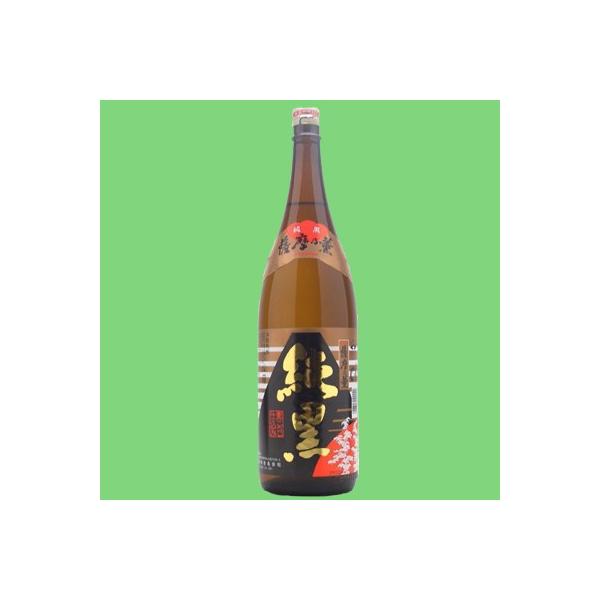 【まろやかな芋の旨味とキレの良い後味！】　薩摩乃薫　純黒　黒麹　芋焼酎　25度　1800ml