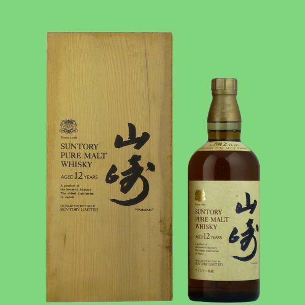 激レア ヴィンテージウイスキー 30年以上昔 昭和時代の従価税表示 サントリー 山崎12年 ピュアモルトウイスキー 特級 43度 760ml お酒の専門店ファースト Yahoo 店 通販 Yahoo ショッピング