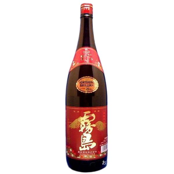 飲料・酒 赤霧島 本格焼酎 25% 1800ml 6本