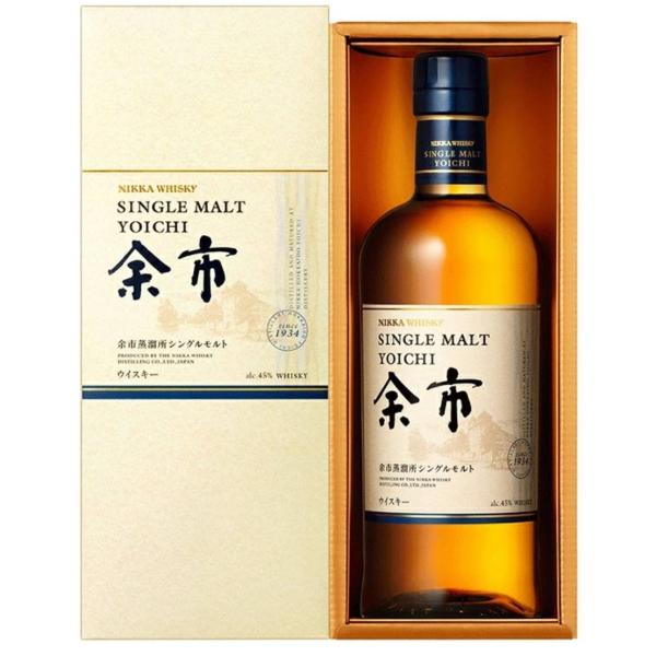 ニッカウヰスキー（NIKKA WHISKY） シングルモルト 余市 700ml 45