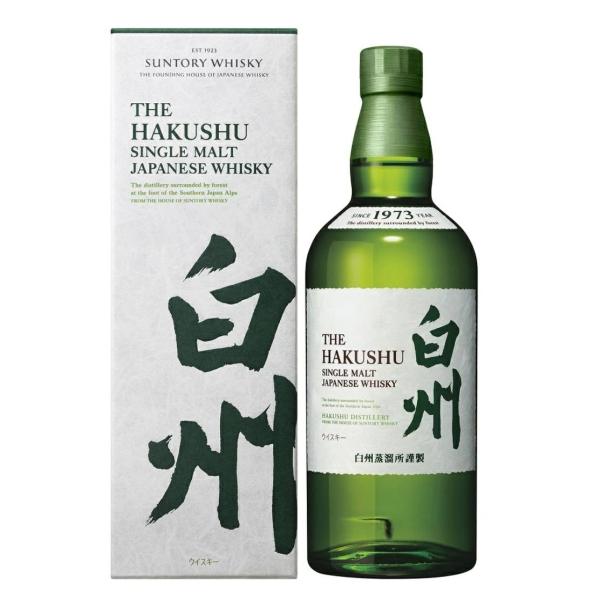 サントリーシングルモルトウイスキー 白州アルコール分：43度原産地名：日本原材料名：モルト内容量：700ml製造者：サントリー