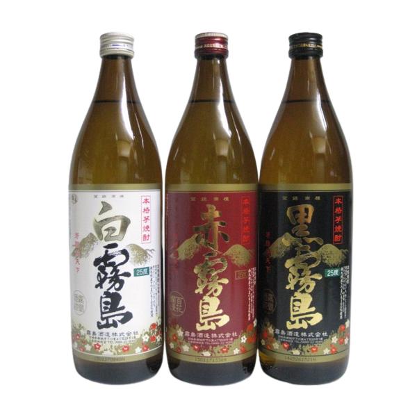 霧島酒造 赤霧島・白霧島・黒霧島 本格芋焼酎（霧島酒造）各