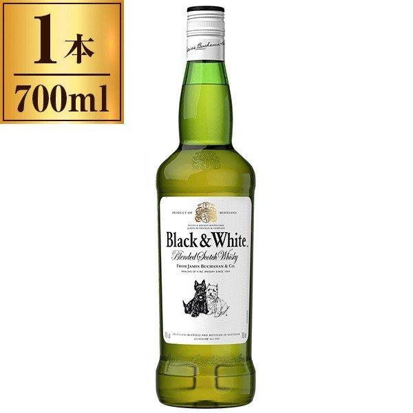 Black & White スコッチウイスキー ブラック&ホワイト ブレンデッドスコッチ 700ml : 総合通販PREMOA