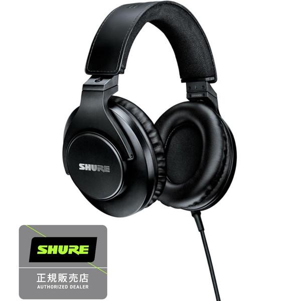 【美品】SHURE SRH440A 有線ヘッドホン ブラック SHURE（シュア） ヘッドホン 有線 SRH440A-A ブラック 密閉型 着脱式