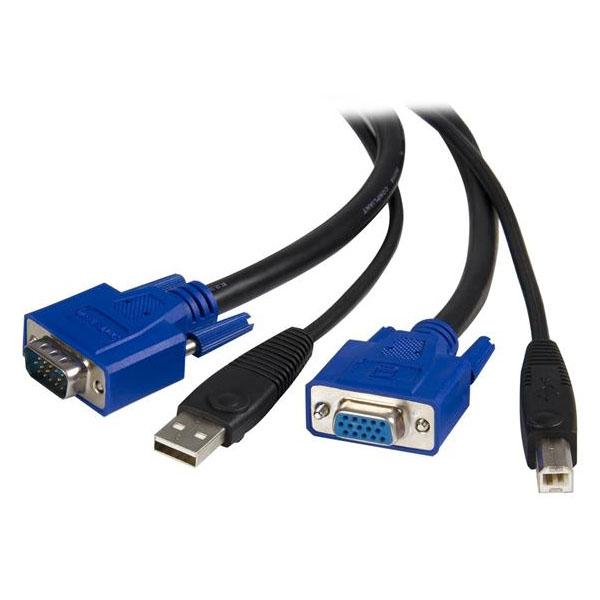 StarTech SVUSB2N1_6 USB KVMXCb`P[u(1.5m) [J[