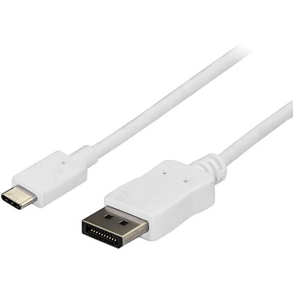 StarTech CDP2DPMM6W USB Type-C-DisplayPort ϊfBXvCA_v^P[u 1.8m 4K/60Hz zCg
