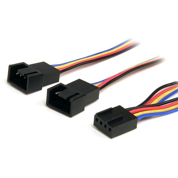 StarTech FAN4SPLIT12 PWM(4s)P[Xt@dp҃P[u(X-IXE30cm) [J[