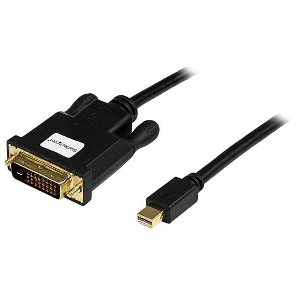 StarTech MDP2DVIMM6B ubN Mini DisplayPort - DVIϊP[u(1.5m) [J[