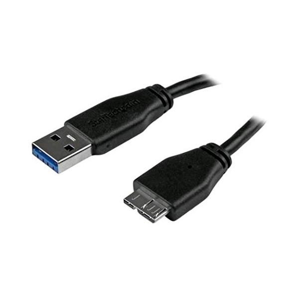 StarTech USB3AUB3MS SuperSpeed USB 3.0 A - Micro B XP[u (A IX - }CNB IXE3m) [J[
