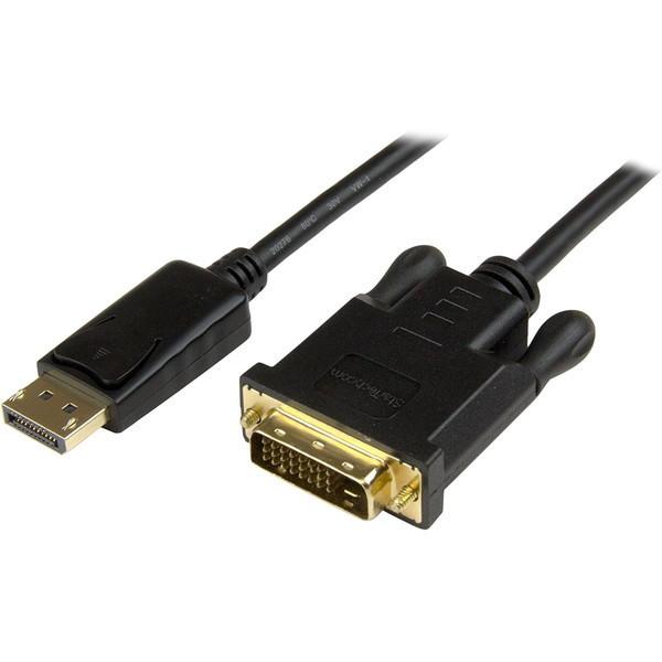 StarTech DP2DVI2MM3 fBXvC|[g- DVIϊP[uA_v^(91cm) [J[
