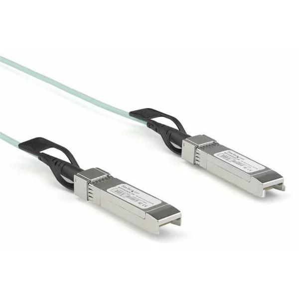 StarTech AOCSFP10G5ME SFP+�A�N�e�B�u���P�[�u�� 5 m Dell EMC��AOC-SFP-10G-5M�݊�AOC�P�[�u��