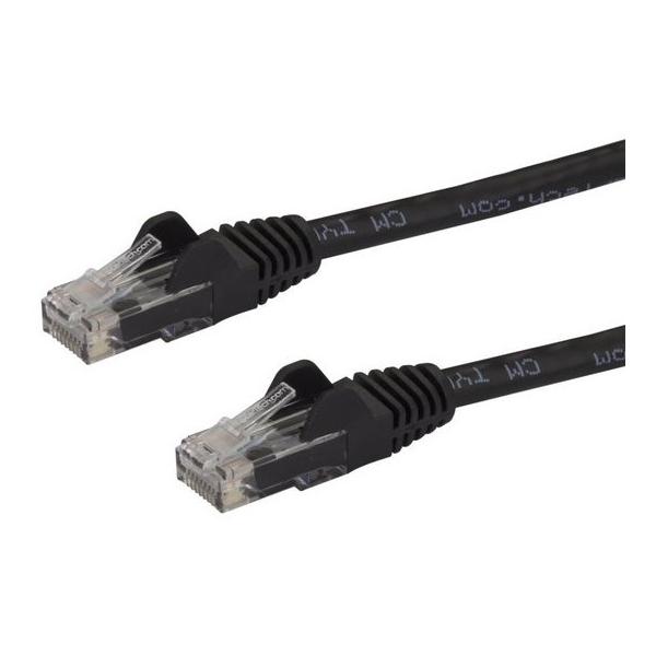 StarTech N6PATC150CMBK �u���b�N �J�e�S��6 LAN�P�[�u�� 1.5m