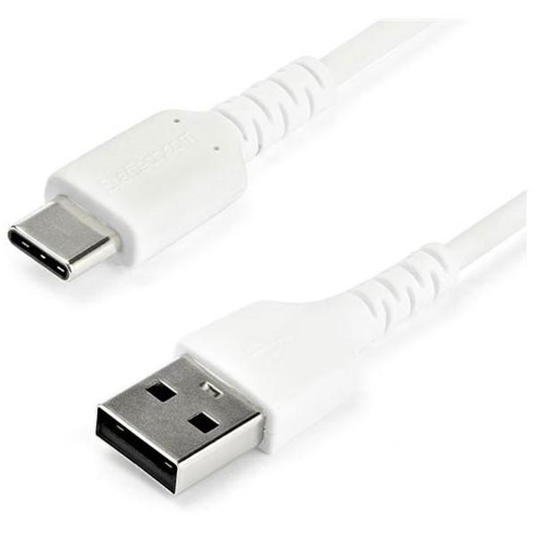 StarTech RUSB2AC2MW �z���C�g USB-A-USB-C�P�[�u�� 2m