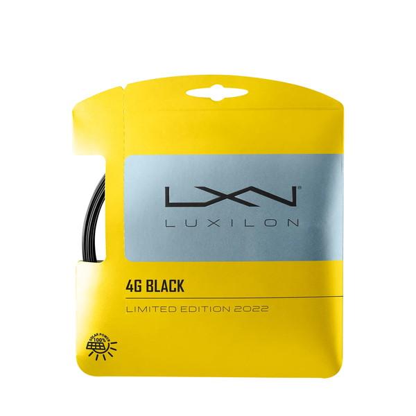LUXILON ルキシロン 硬式テニス用 ガット 4G BLACK 125 SET 1.25mm 