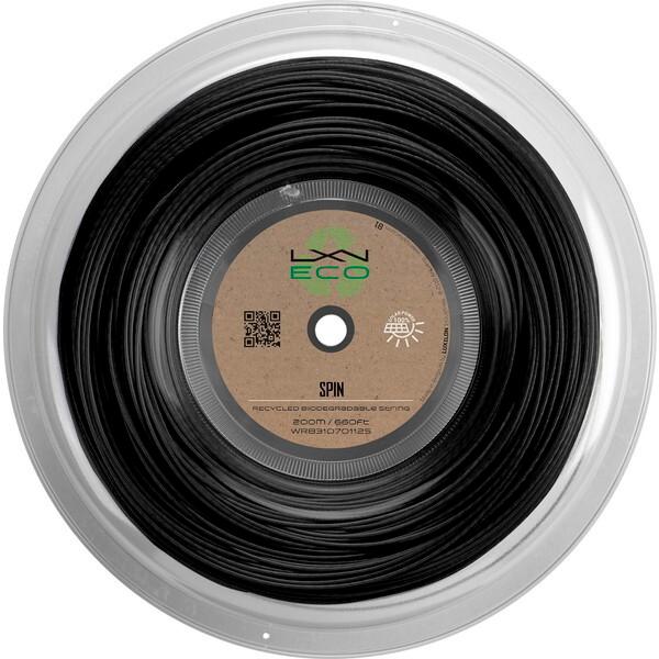 WR8310701125 LXN ECO SPIN 125 REEL BLACK 125 ブラック ウィルソン [硬式テニス用ガット] Wilson（ウイルソン） ウィルソン WR8310701125 LXN ECO SPIN 125 REEL