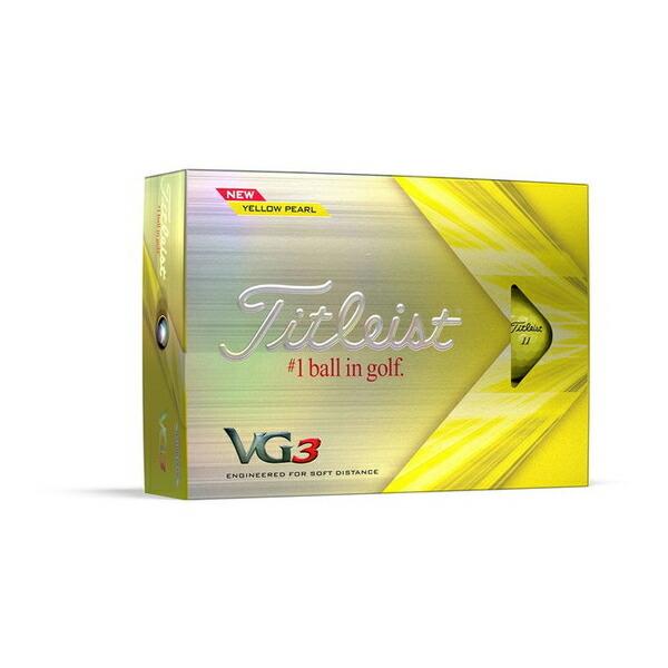 タイトリスト VG3 ボール 2022年モデル イエローパール 1ダース(12個入