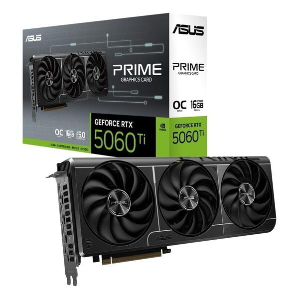 グラフィックボード・グラボ・ビデオカード ASUS PRIME-RTX5060TI-O16G ASUS（エイスース） ASUS PRIME-RTX5060TI-O16G グラフィックボード