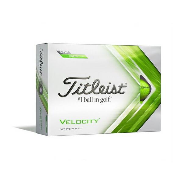 タイトリスト Velocity(ベロシティ) ボール 2022年モデル グリーン 1