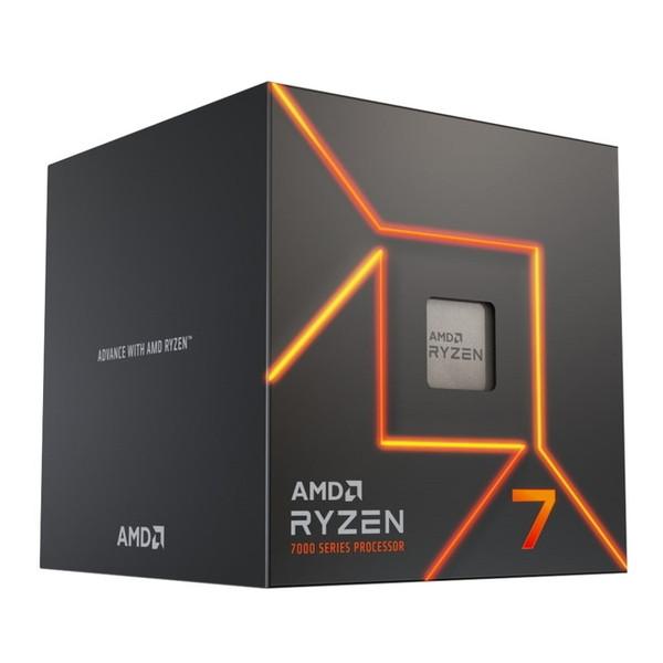 AMD Ryzen7 7700 With Wraith Prism Cooler 100-100000592BOX CPU (8C 