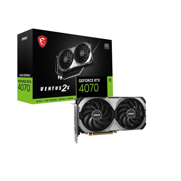 MSI GeForce RTX 4070 VENTUS 2X E 12G OC グラフィックボード 