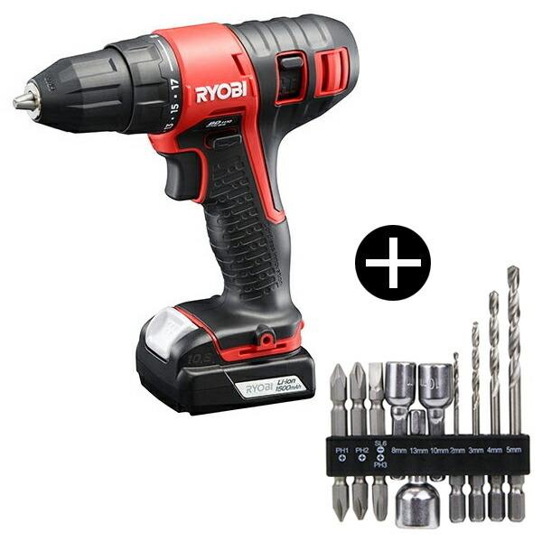 リョービ(RYOBI) DIY初級ドライバドリルセット BD-1110L1 648900A 充電 