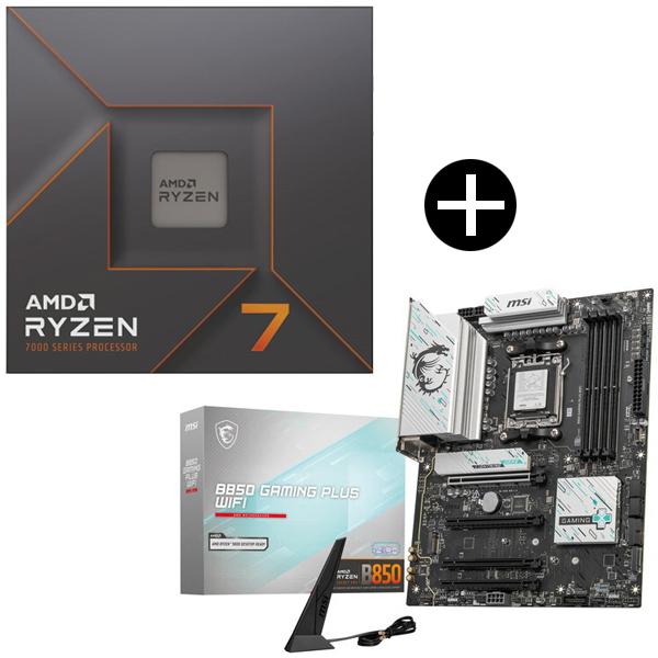 国内正規品 AMD Ryzen7 7700X W/O Cooler CPU + MSI B850 GAMING