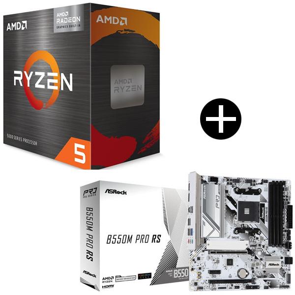 AMD Ryzen 5 5600GT BOX With Wraith Stealth Cooler CPU + ASRock