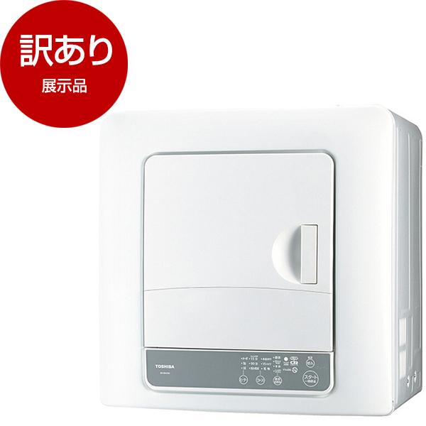 TOSHIBA（東芝） 展示品 ED-60A4(W) ピュアホワイト 衣類乾燥機 (乾燥 