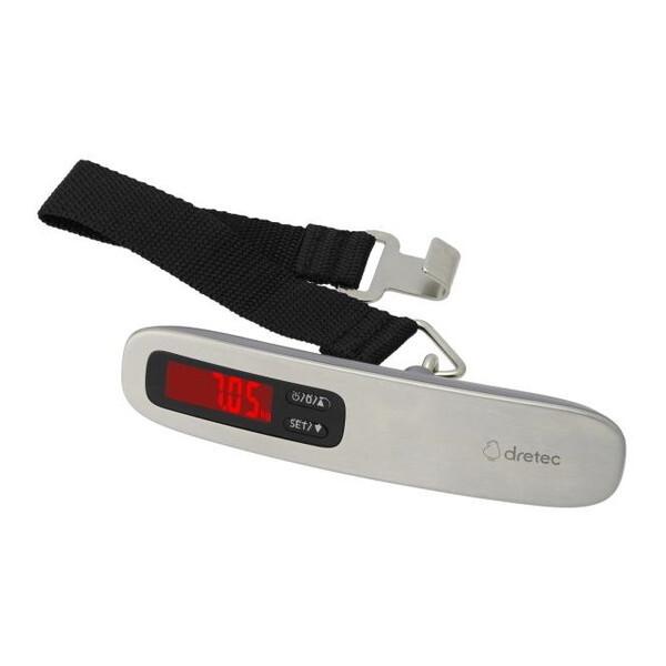 他サイト： DRETEC LS-110SV シルバー バックライト付きラゲッジスケールの商品画像