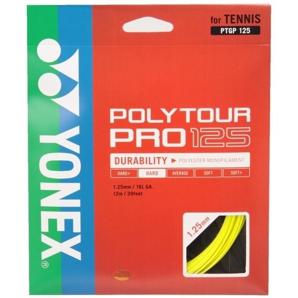 ヨネックス ポリツアー プロ 125 200mロール YONEX イエロー テニス