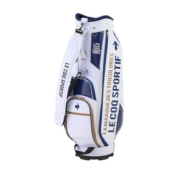 le coq sportif ゴルフバッグ ホワイト le coq sportif キャディバッグホワイト
