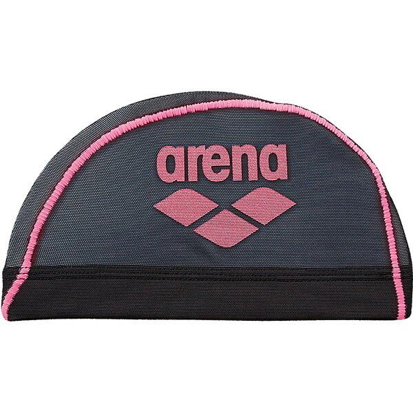 他サイト： ARENA アリーナ 水泳 メッシュキャップ ブラック AS5SSC41U BKPK Mの商品画像