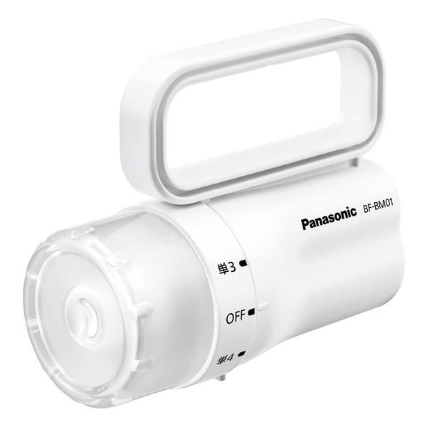 他サイト： 懐中電灯 パナソニック Panasonic 電池がどっちかライト ホワイト BF-BM01P-Wの商品画像