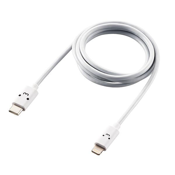 LightningP[u ELECOM GR MPA-FCL10WF AppleFؕi USBP[u USB-C to Lightning 1m zCgtFCX 낿