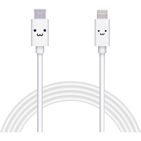 LightningP[u ELECOM GR MPA-FCL20WF USB C-LightningP[u X^_[h 2.0m zCgtFCX