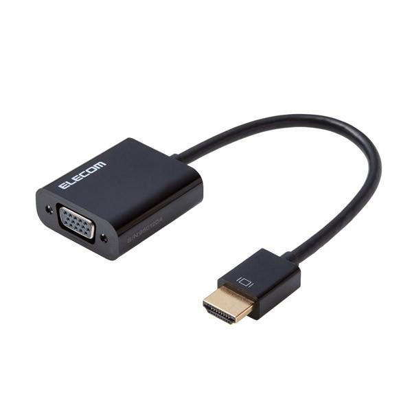 エレコム AD-HDMIVGABK2 ブラック 変換アダプタ HDMI VGA ELECOM