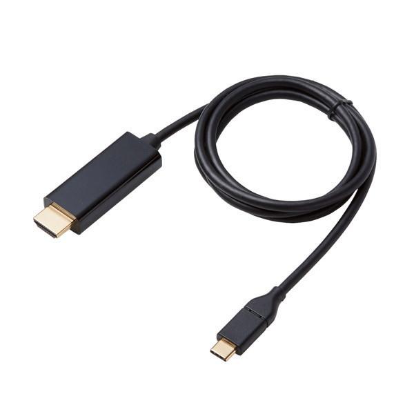 HDMIϊP[u ELECOM GR CAC-CHDMI10BK USB Type-C-HDMI 1.0m [J[